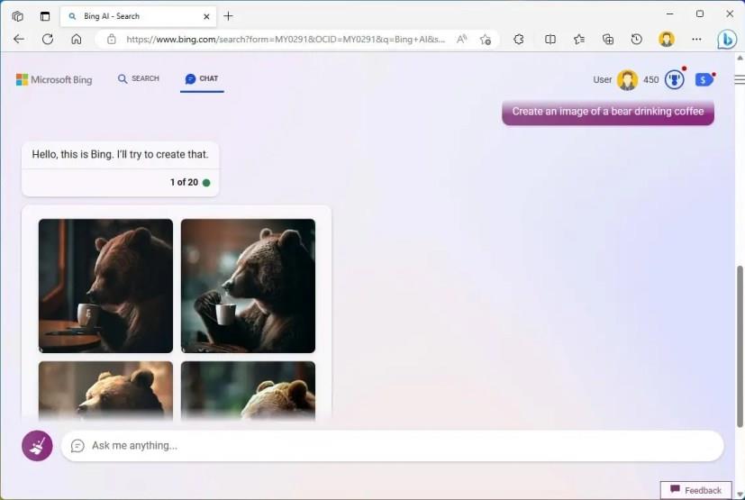 Az új Bing AI használata a ChatGPT-vel