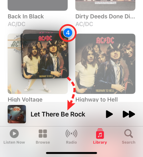 Jak okamžitě přidat skladby do dalšího přehrávání v Apple Music na iPhone