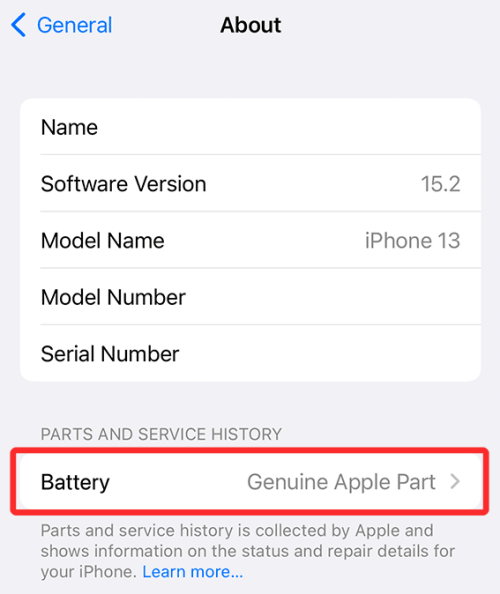 Sådan tjekker du en iPhones reparationshistorik i appen Indstillinger