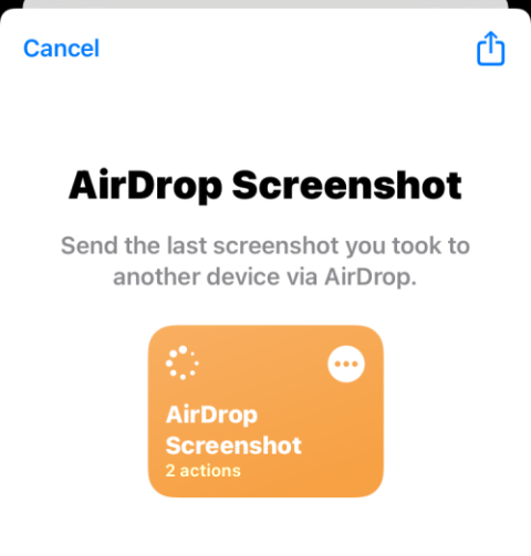 Slik deler du ditt siste skjermbilde på iPhone raskt ved å bruke AirDrop