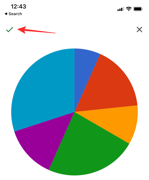 Hvordan lage et sektordiagram på Google Forms