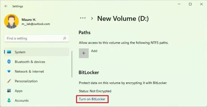 A BitLocker letiltása Windows 11 rendszeren