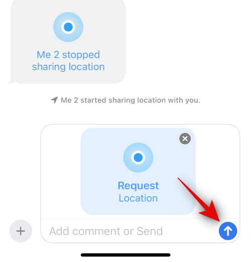 A hely megosztása és kezelése az üzenetek segítségével iOS 17 rendszeren