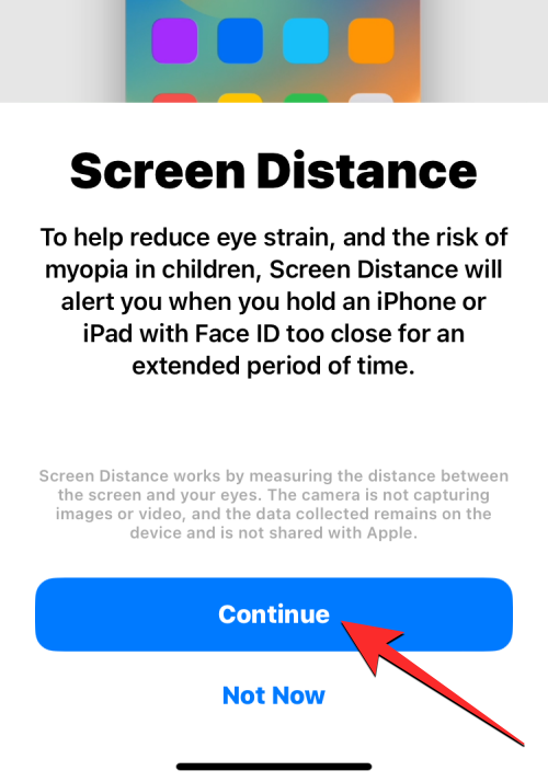 Як увімкнути та використовувати Screen Distance на iOS 17