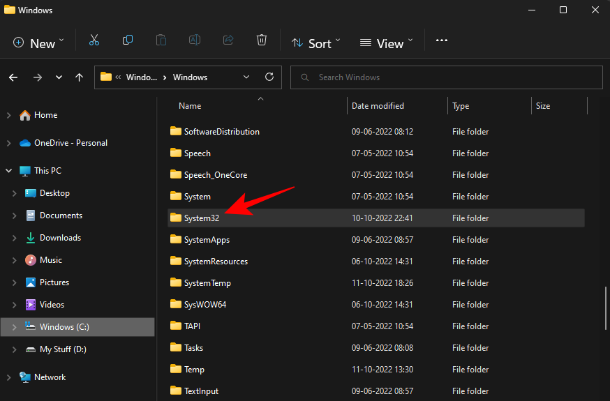 3 способи відкрити папку System 32 у Windows 11 або 10