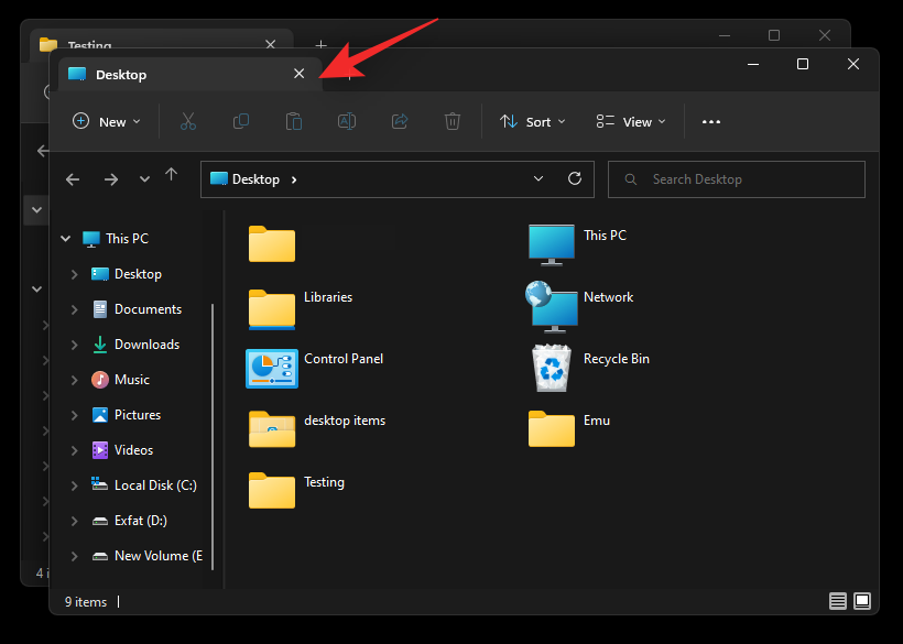 File Explorer -välilehtien käyttäminen Windows 11:ssä