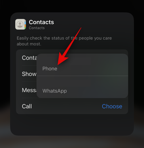 Puhelu- ja viestipainikkeen ottaminen käyttöön ja käyttäminen yhteystietowidgetissä iOS 17:ssä