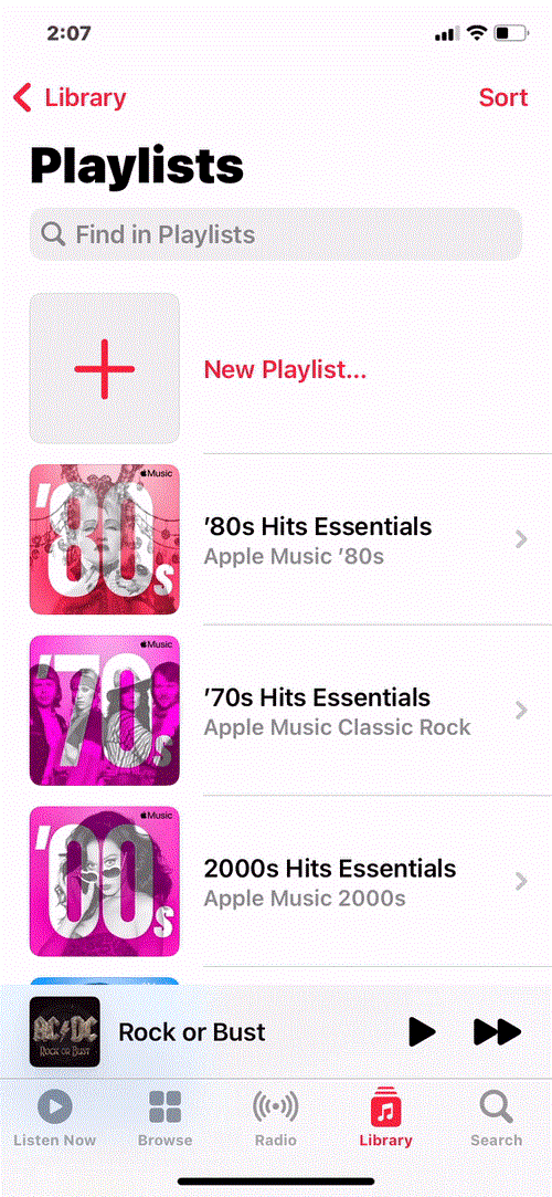 Jak okamžitě přidat skladby do dalšího přehrávání v Apple Music na iPhone