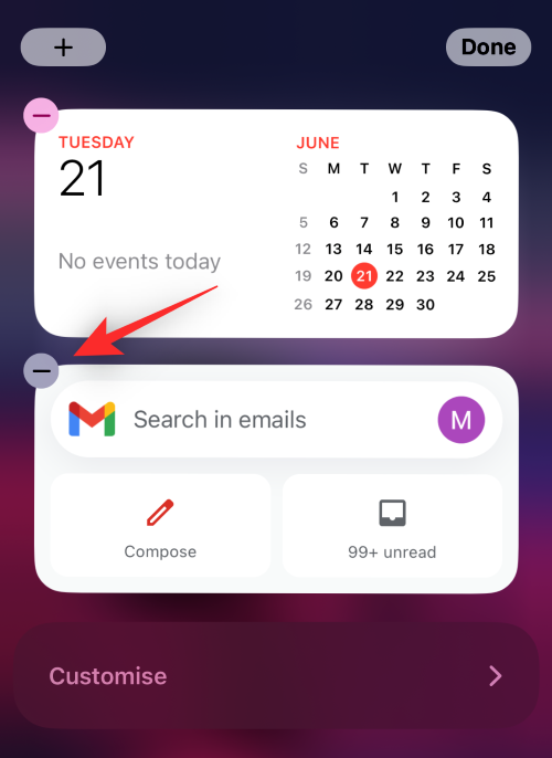 Sådan administreres widgets på iPhone på iOS 16