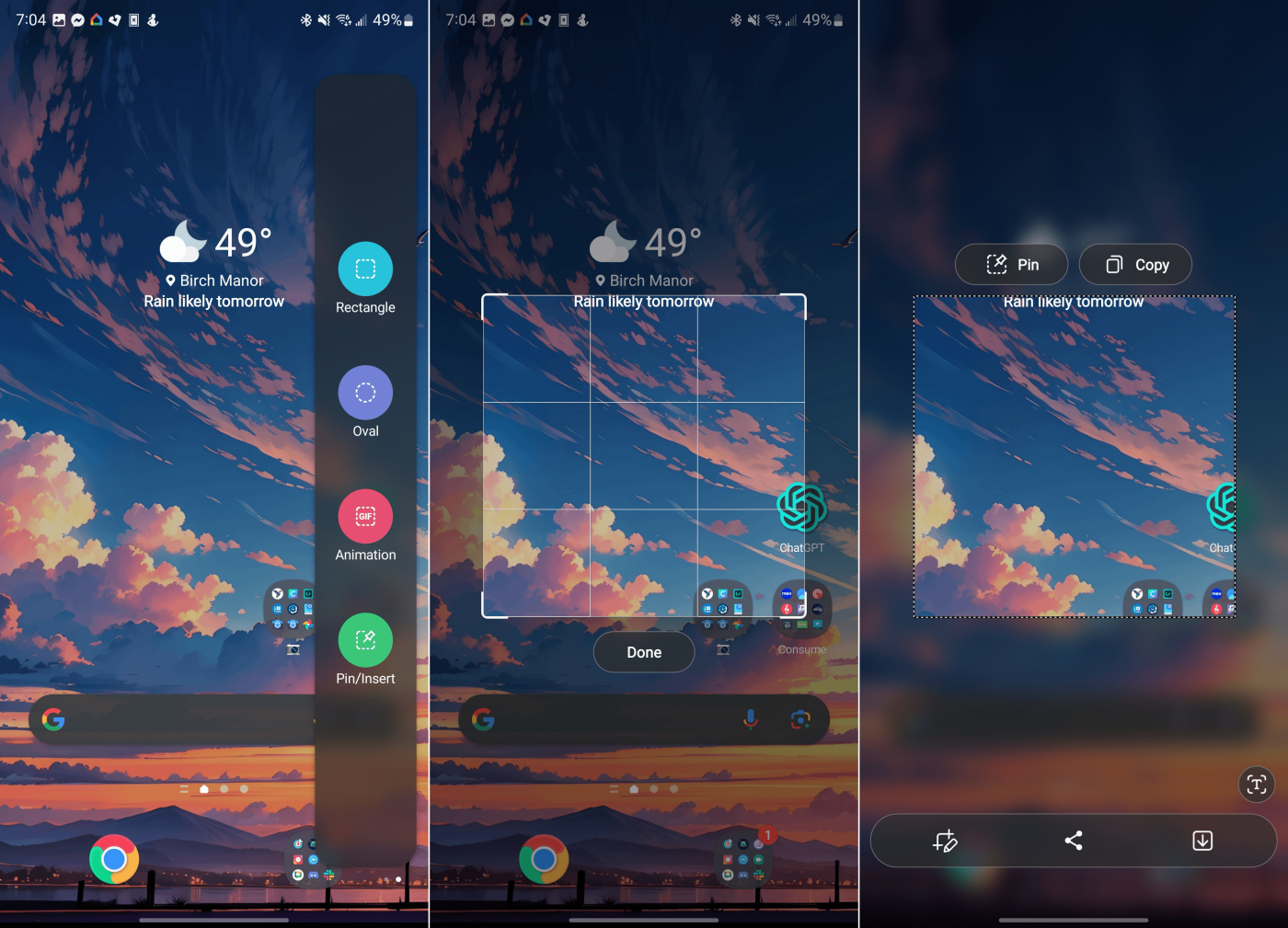 Samsung Galaxy S24: Как да направите екранна снимка