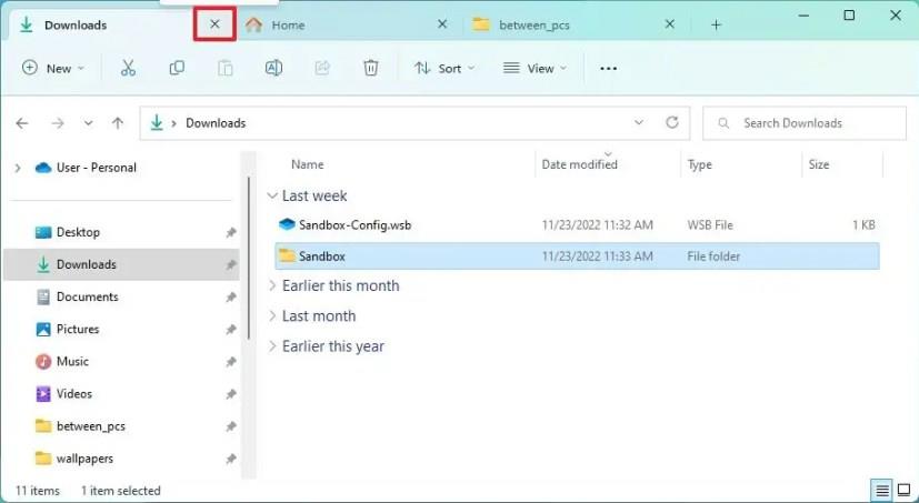 Sådan administreres faner på File Explorer til Windows 11