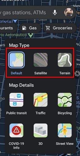 Vždy používejte Mapy Google v satelitním zobrazení