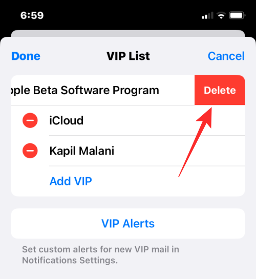 Hur man tar bort personer från VIP-listan på Apple Mail