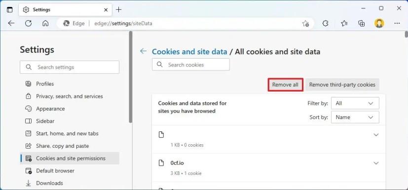 Sådan rydder du cookies for at løse webstedsproblemer på Microsoft Edge