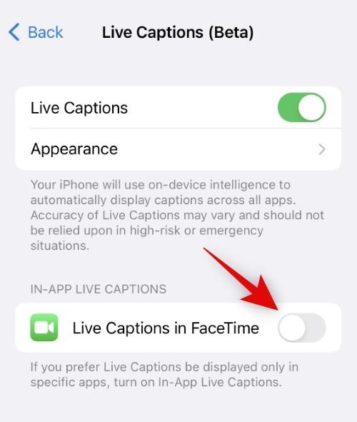Élő feliratozás engedélyezése iPhone-on iOS 16 rendszerrel