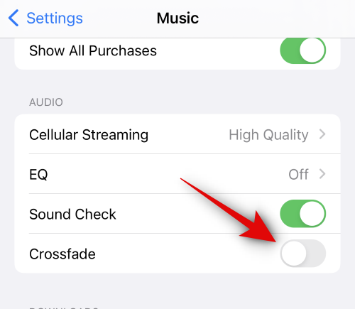 Ako povoliť a prispôsobiť Crossfade v Apple Music na iPhone s iOS 17