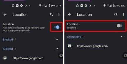 Kā neļaut vietnēm pieprasīt jūsu atrašanās vietu pārlūkā Chrome