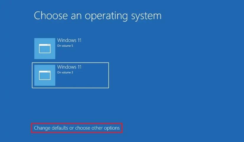 A rendszerindító menü időtúllépésének megváltoztatása Windows 11, 10 rendszeren