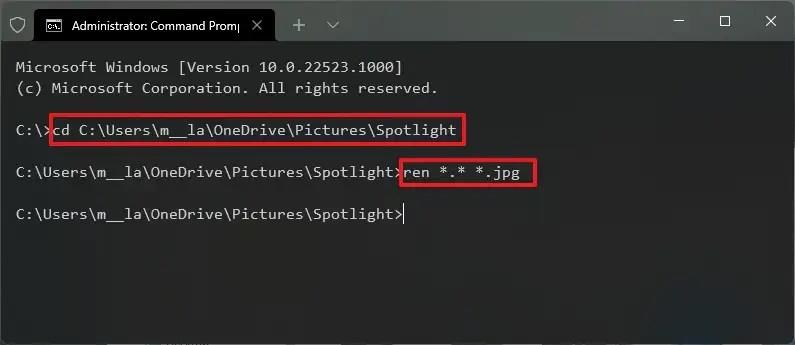 A Spotlight gyűjtemény asztali képeinek letöltése Windows 11 rendszeren