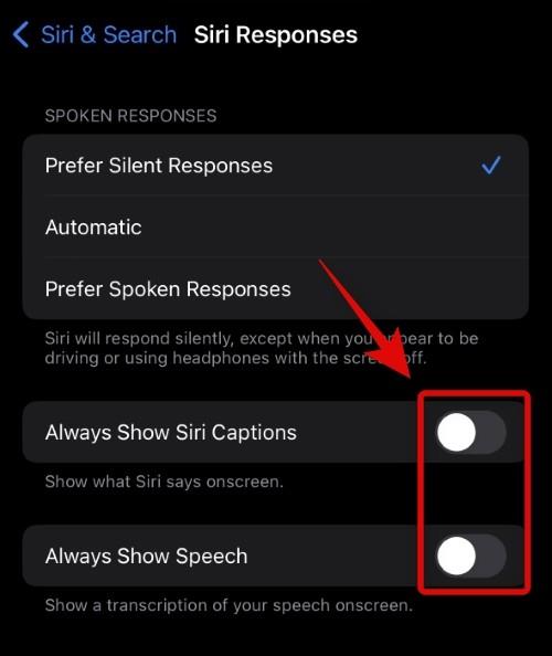 Jak přimět Siri tiše reagovat na iPhone