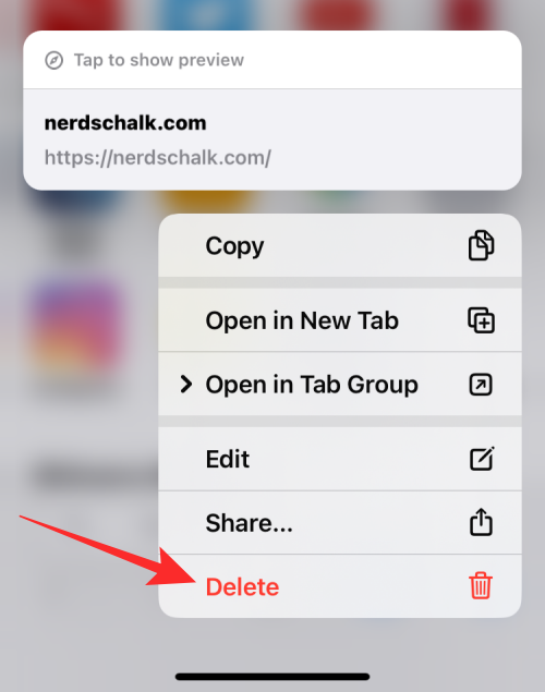 Jak odstranit oblíbené položky ze Safari na iPhone
