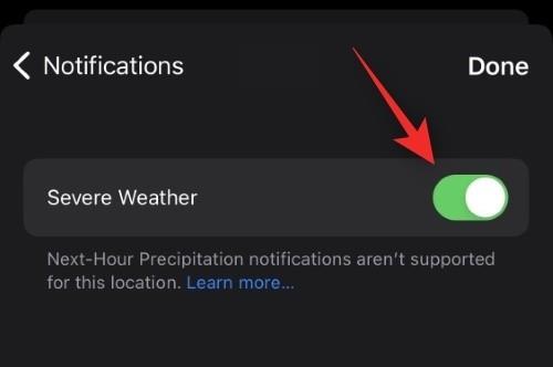 Jak opravit vybití baterie aplikace Weather na iOS 16