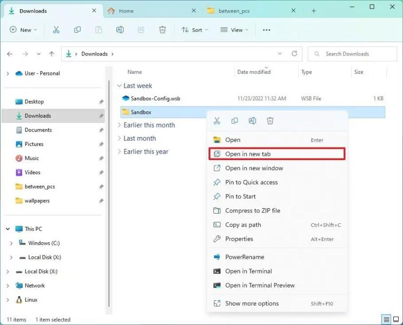 Sådan administreres faner på File Explorer til Windows 11