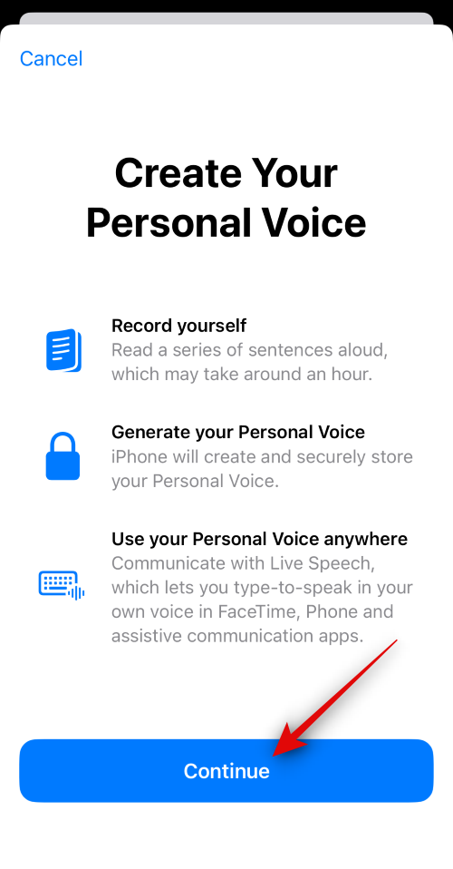 Sådan konfigurerer og bruger personlig stemme på iPhone med iOS 17