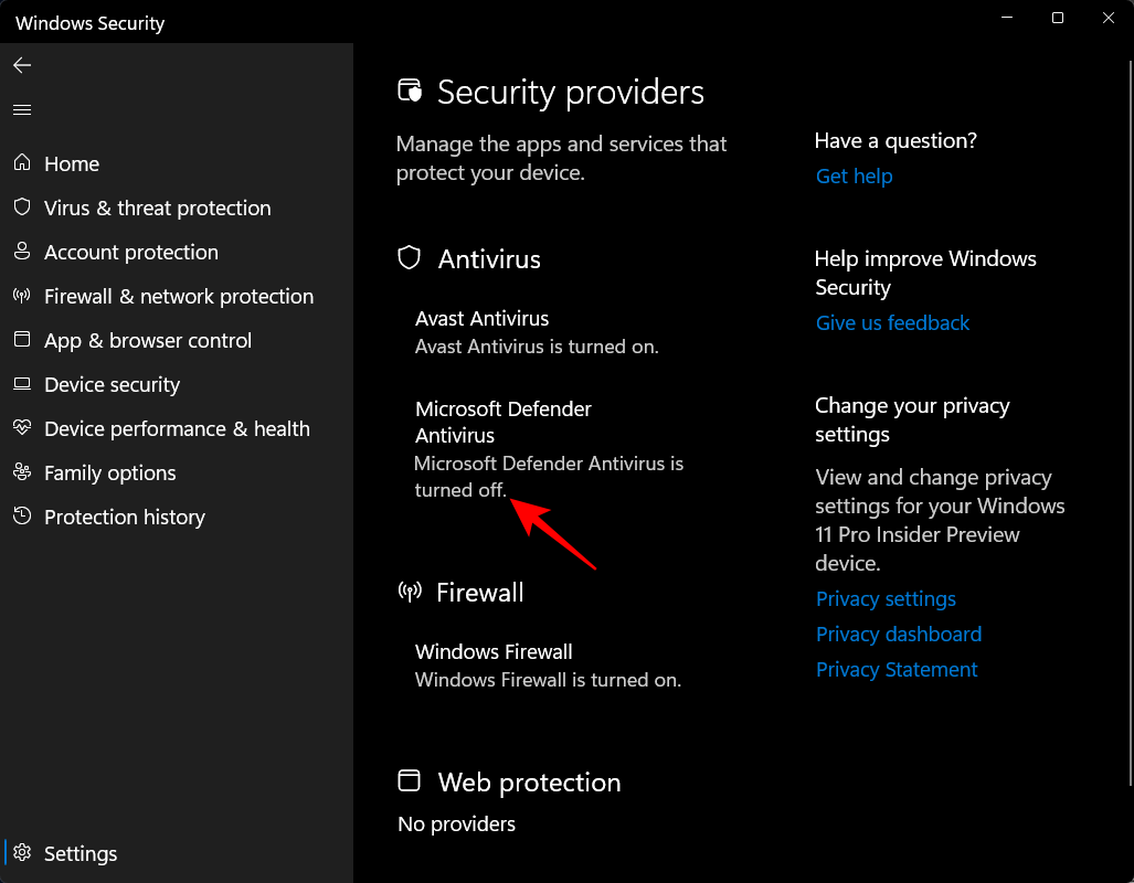 6 способів відключити антивірус Windows Security у Windows 11