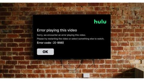 A Hulu 2. hibakód (-998) kijavításának 11 legjobb módja