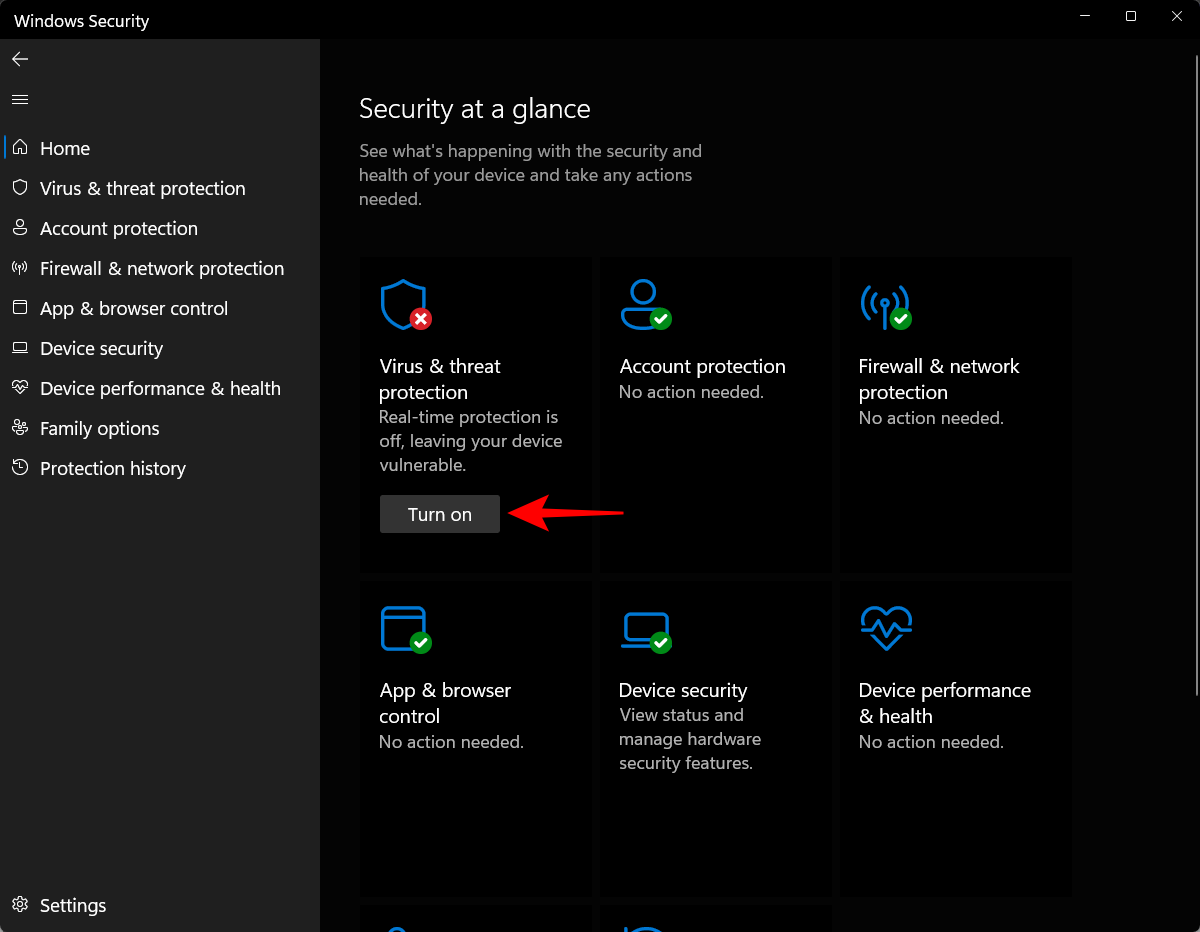 Як увімкнути Windows Defender у Windows 11