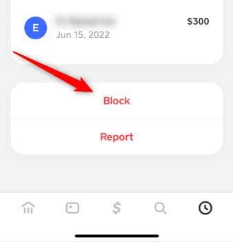 Jak někoho zablokovat a odblokovat v aplikaci Cash