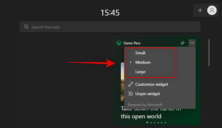 A Game Pass widget engedélyezése és használata Windows 11 rendszeren