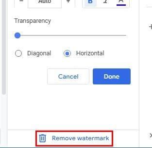 Com afegir una marca d'aigua de text a Google Docs