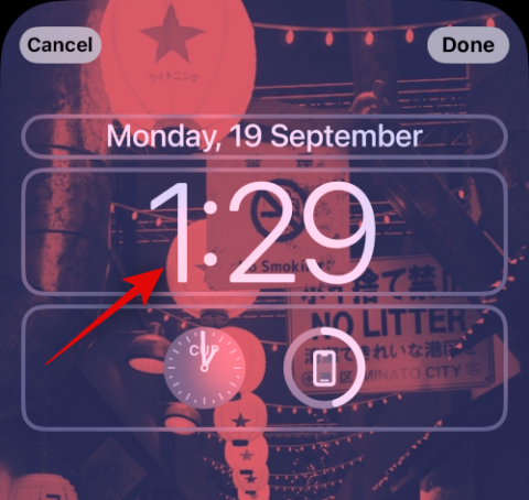 Slik endrer du klokkeskrift på iPhone på iOS 16