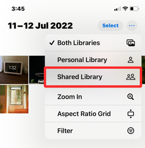 IOS 16: Sådan overføres billeder til delt bibliotek på Fotos-appen