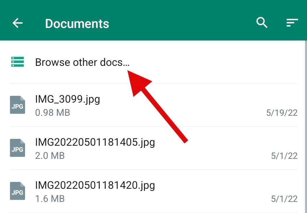Hvordan sende bilder som dokument i Whatsapp på iPhone eller Android