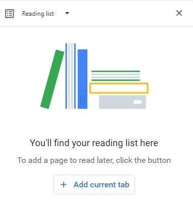 Kuinka poistaa lukulista Google Chromen kirjanmerkkipalkista