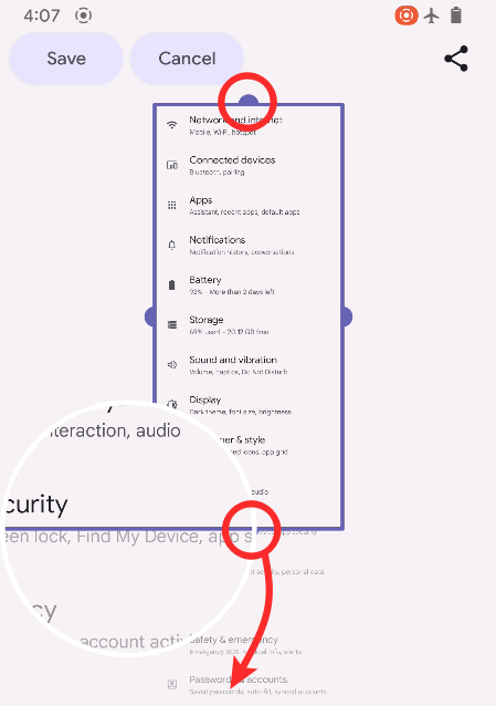 Jak pořídit snímek obrazovky v systému Android 12