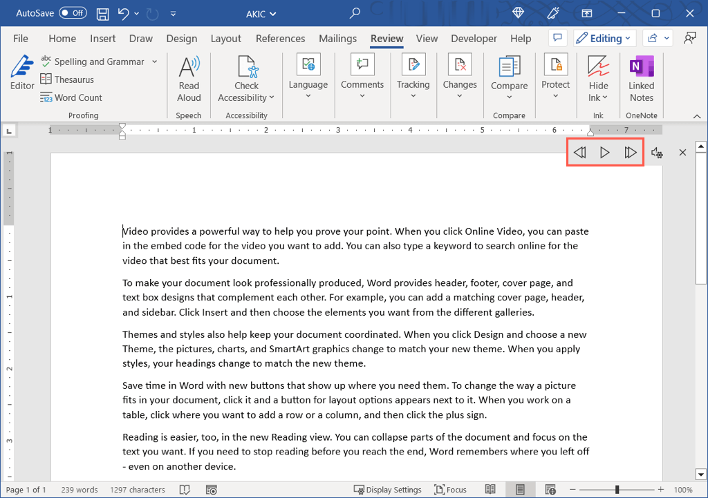 Sådan får du Microsoft Word til at læse dit dokument højt