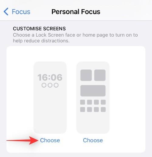 Ako prepojiť uzamknutú obrazovku s režimom zaostrenia na iPhone na iOS 16