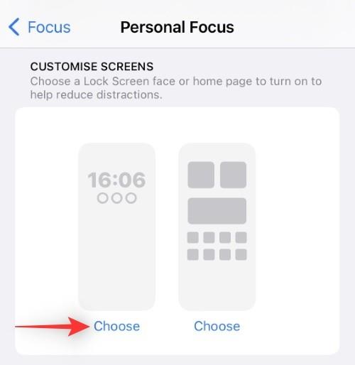 Sådan forbinder du din låseskærm til en fokustilstand på iPhone på iOS 16