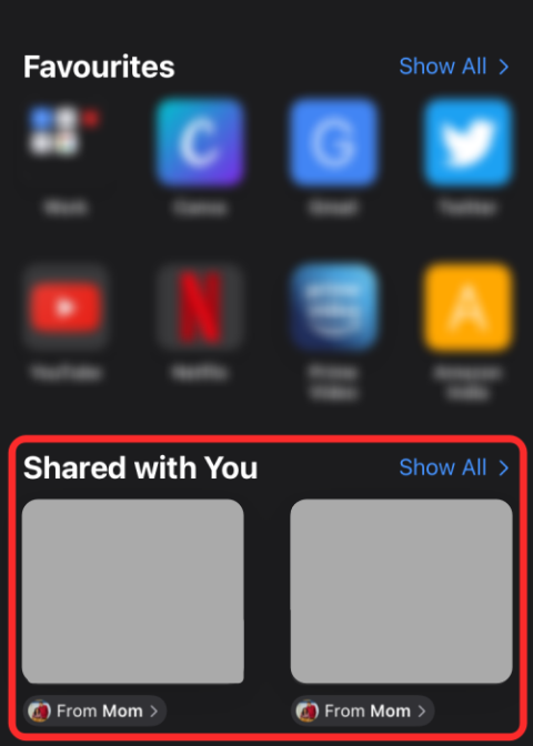 Sådan slukker eller fjerner du Delt med dig i Safari på iOS 15