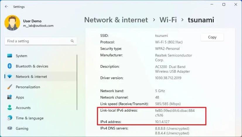 Hogyan lehet megtalálni a számítógép IP-címét a Windows 11 rendszeren