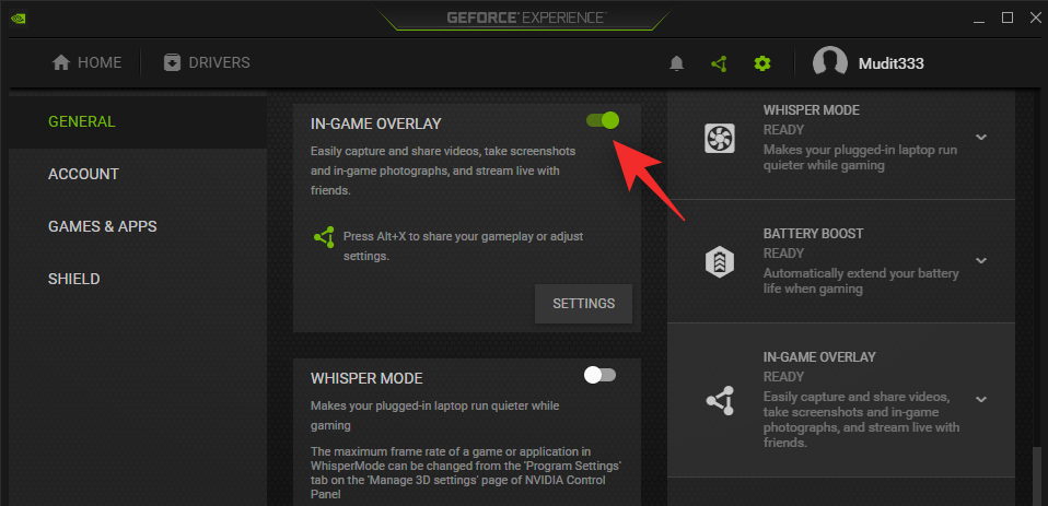 A Geforce Overlay letiltása vagy kikapcsolása Windows rendszeren