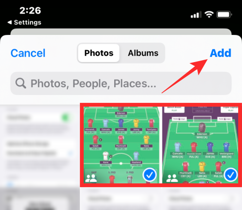 Az iCloud Shared Photo Library használata iPhone készüléken