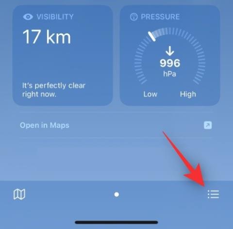 Jak opravit vybití baterie aplikace Weather na iOS 16
