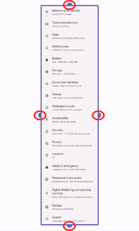 Jak pořídit snímek obrazovky v systému Android 12
