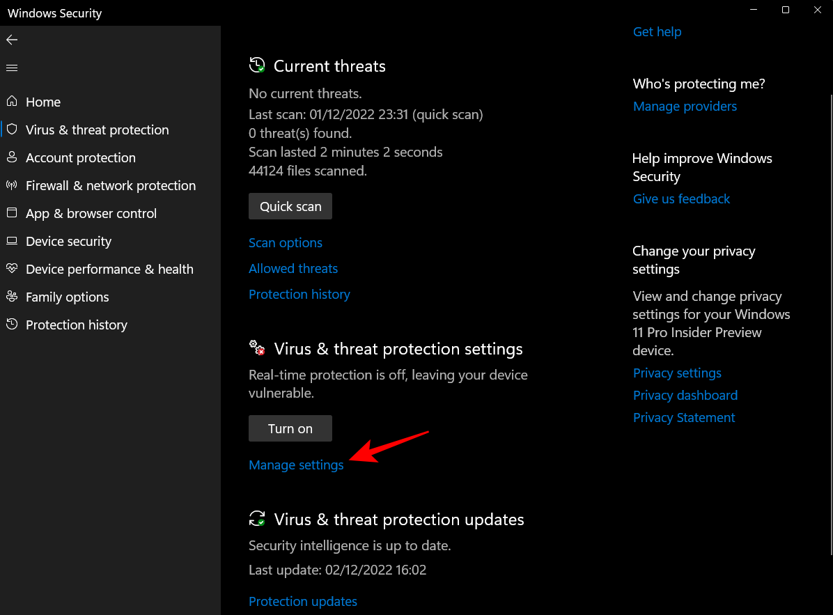 Як увімкнути Windows Defender у Windows 11