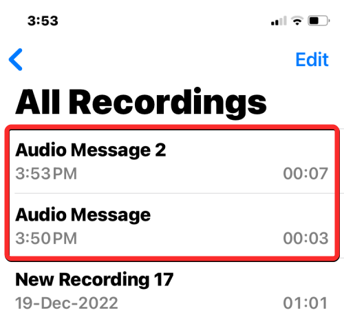 Hangüzenetek mentése hangjegyzetekbe iPhone készüléken iOS 17 rendszerrel